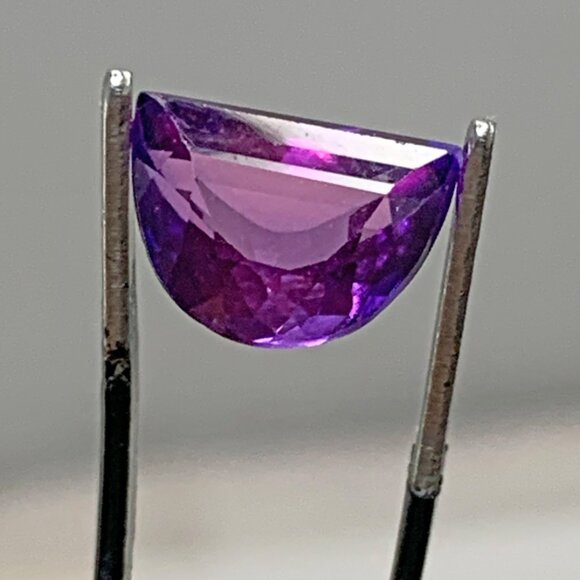 Fancy Moon Cut Boysenberry Sapphire - Picture 4 of 16